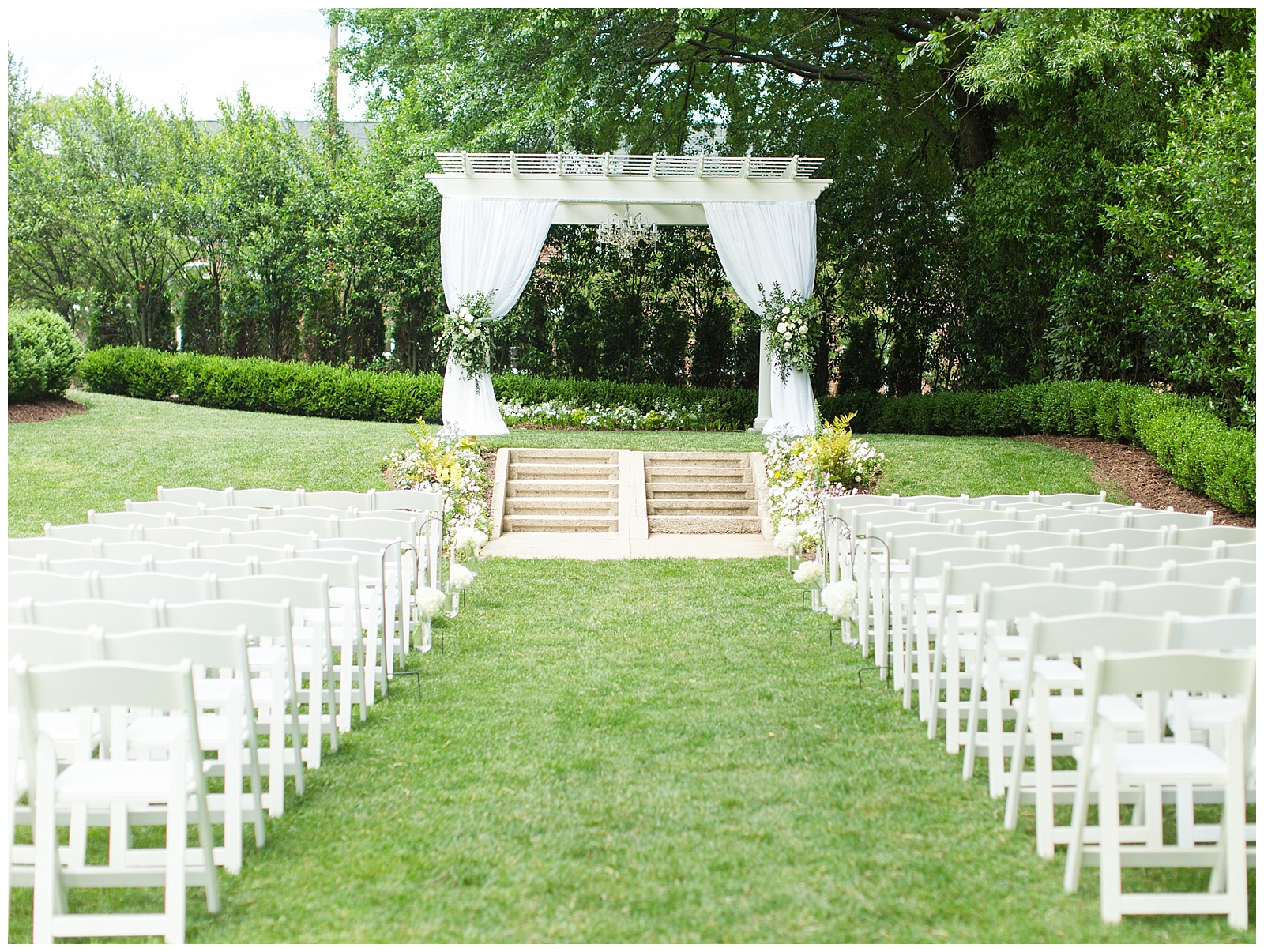 Separk Mansion outdoor Ceremony space 