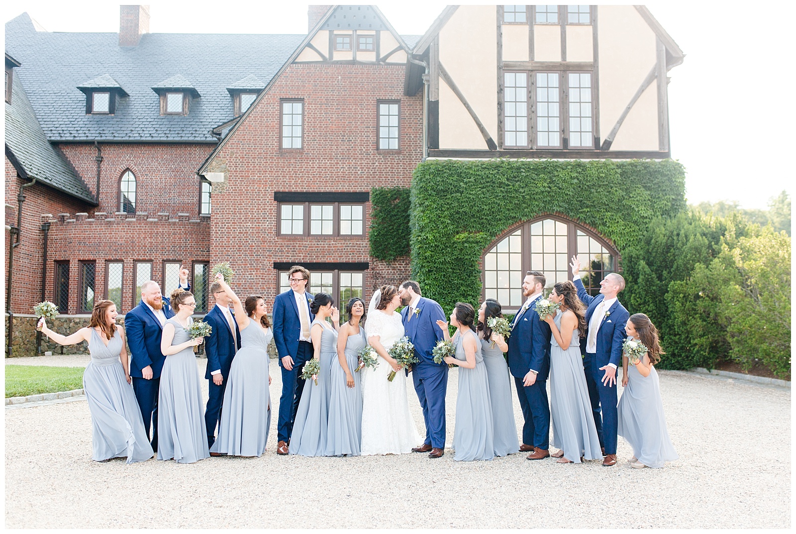 Dover Hall bridal party portraits 